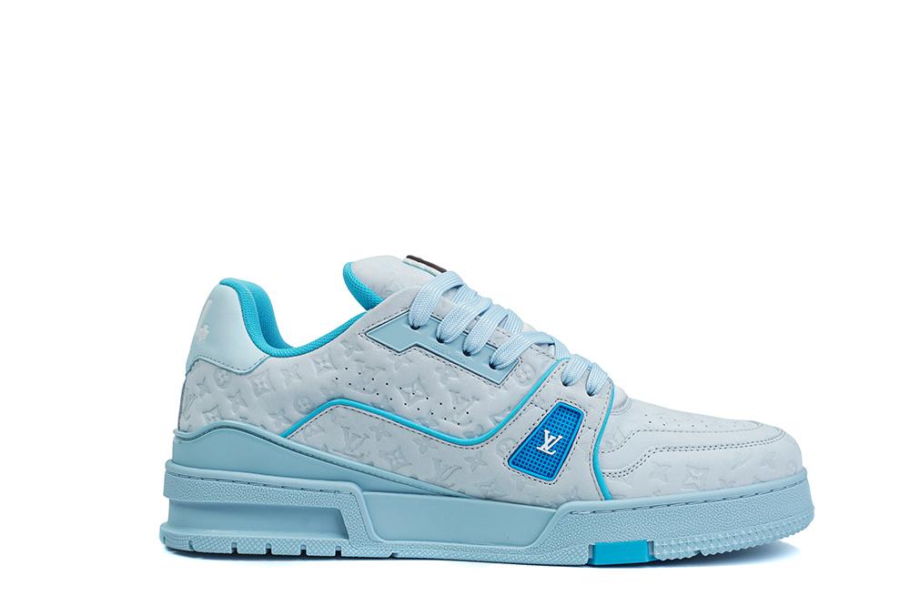 PK god Louis Vuitton by Tyler, the Creator LV Trainer Blue retail materials ready to ship